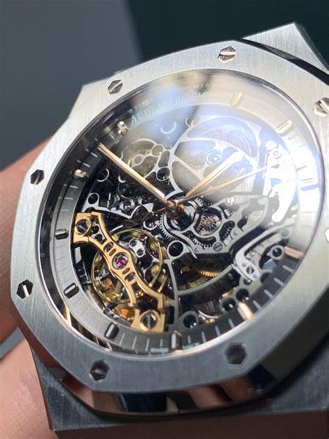 ap skeleton watch replica|audemars piguet black skeleton price.